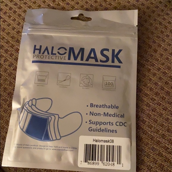 New Halo protective Mask red white & blue flag - Picture 2 of 2